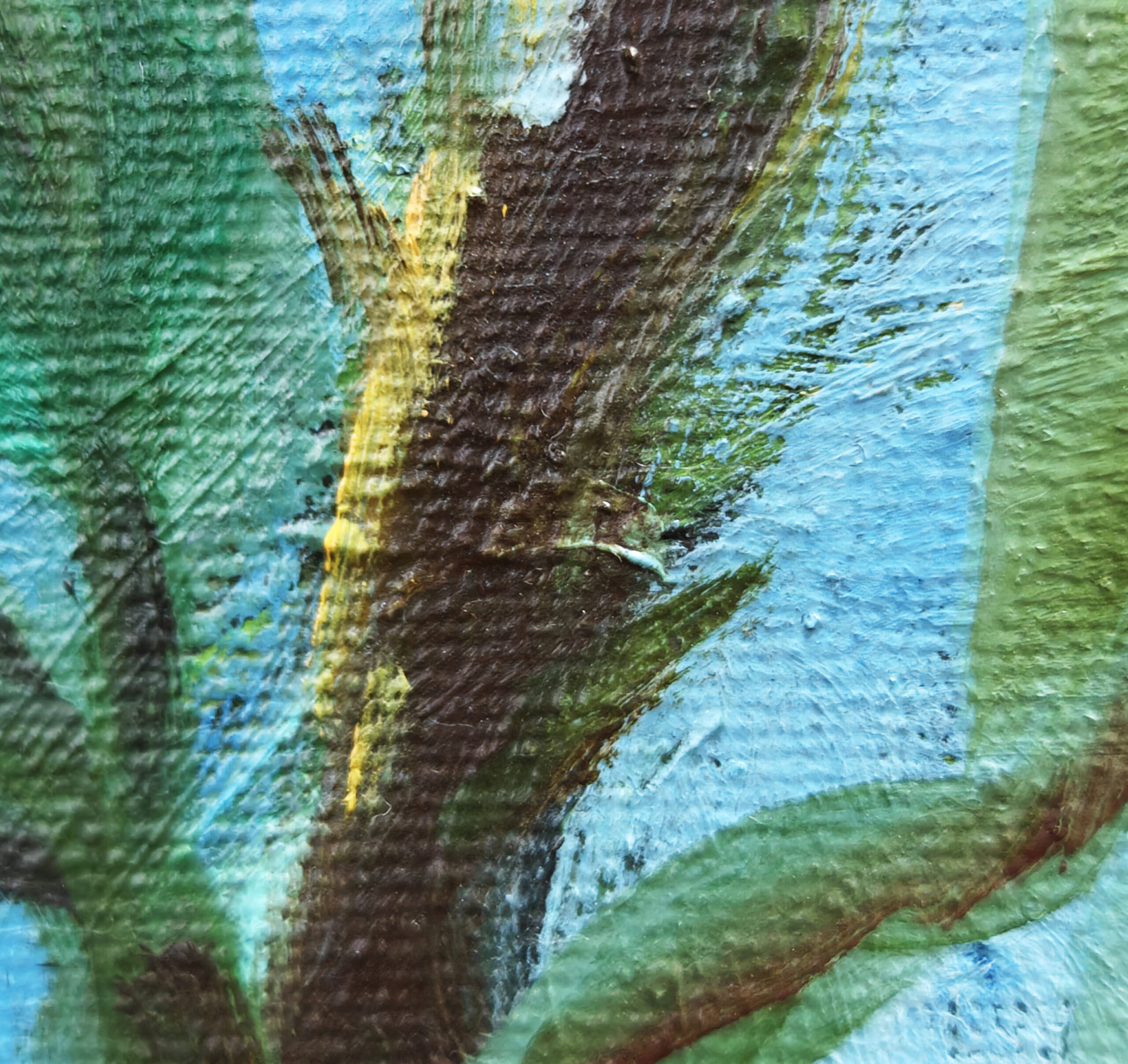Картина роза и бабочка масло 30×40 см — изображение 9