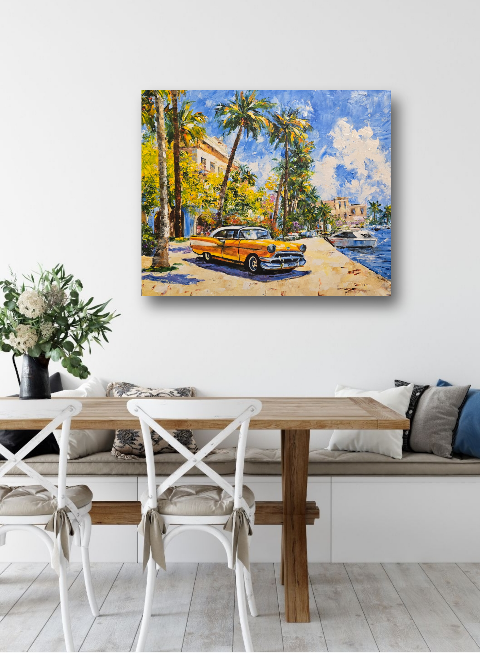 Картина с морем Куба маслом 50*60 — изображение 11