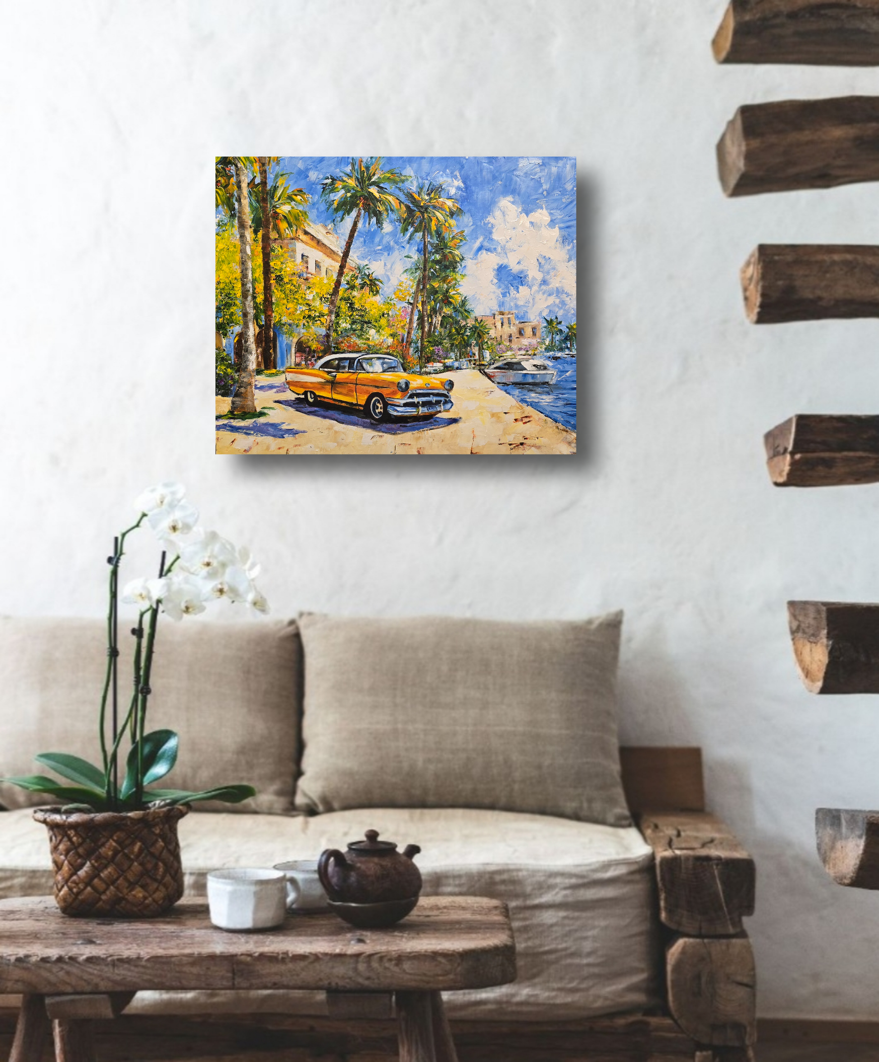 Картина с морем Куба маслом 50*60 — изображение 10