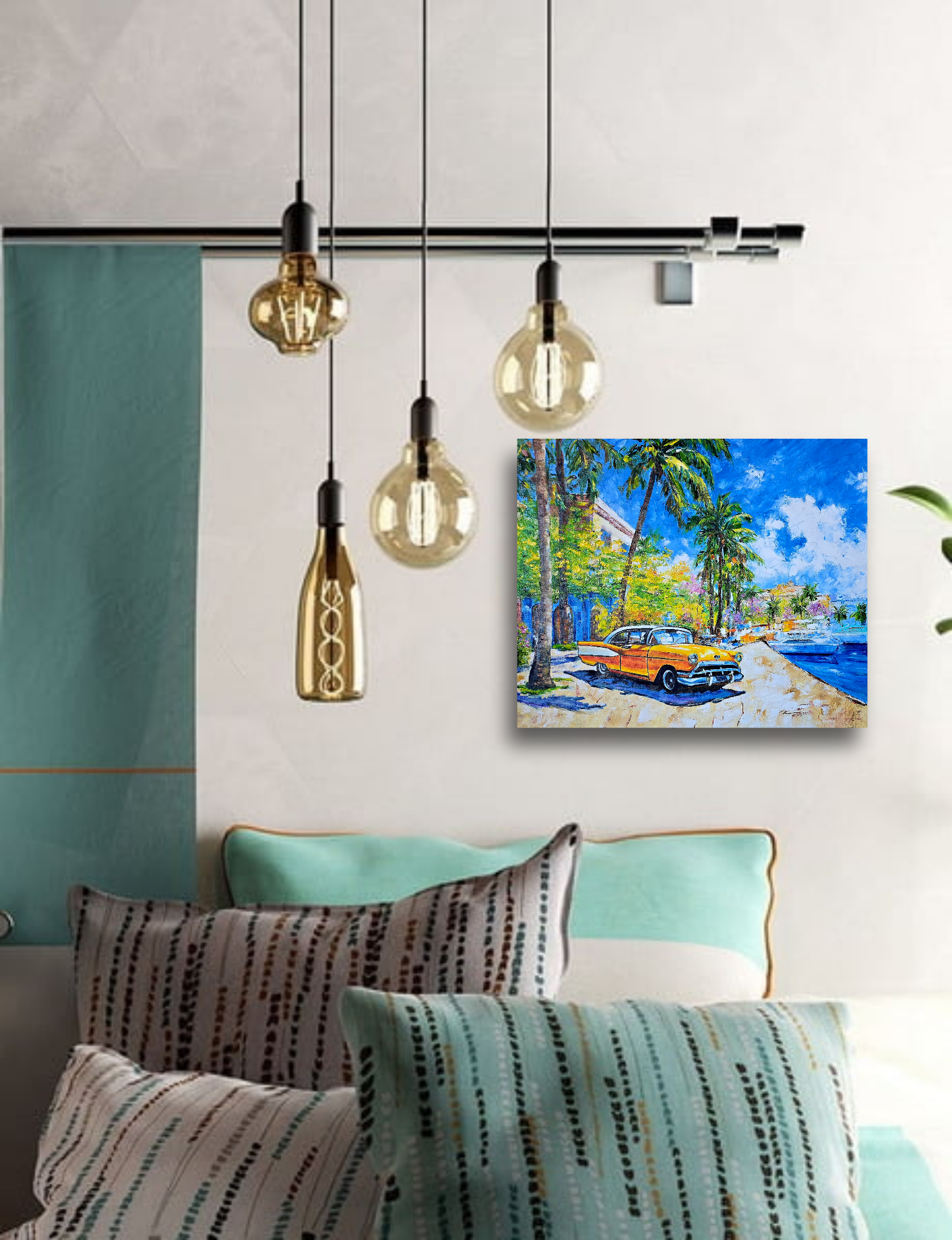 Картина с морем Куба маслом 50*60 — изображение 7