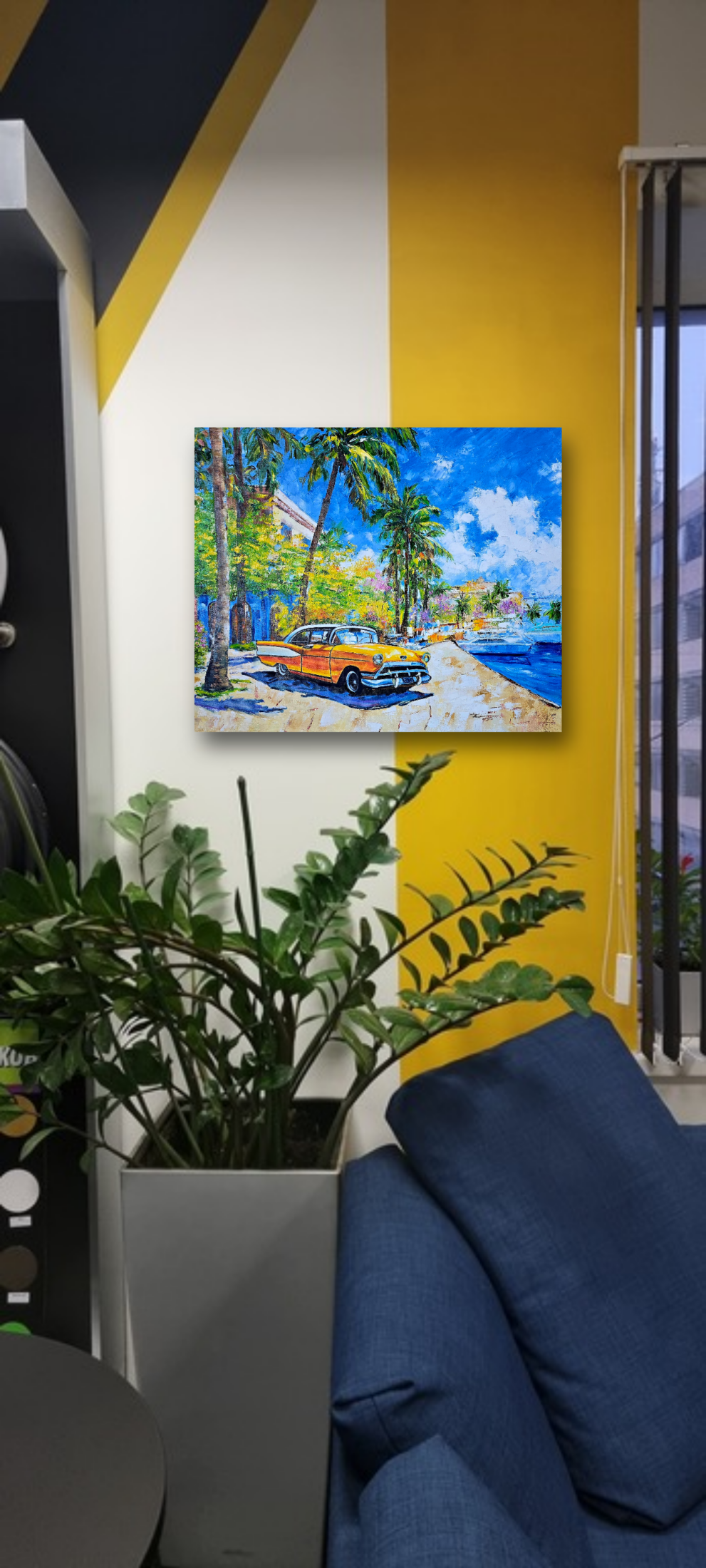 Картина с морем Куба маслом 50*60 — изображение 6