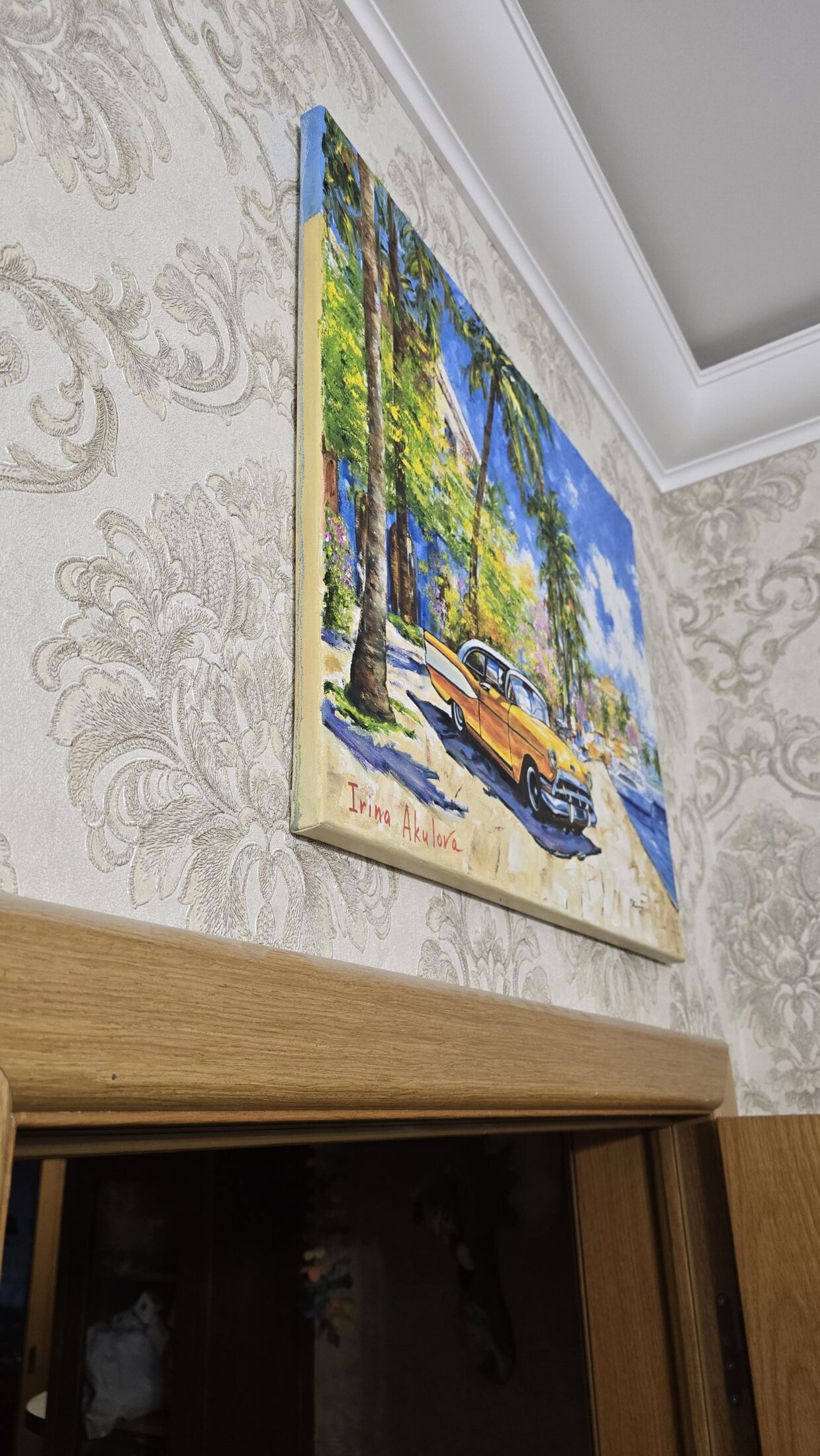 Картина с морем Куба маслом 50*60 — изображение 2